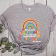 Teacher The Wonder Of Teaching Is Watching Caterpillar Women's Heather T-Shirt Athletic Heather