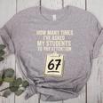 Teachers 67 Meme Women's Heather T-Shirt Athletic Heather Teachers 67 Meme Women's Heather T-Shirt Athletic Heather