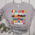 Teachers Are Just Superheroes In Disguise Back To School Women's Heather T-Shirt Athletic Heather Teachers Are Just Superheroes In Disguise Back To School Women's Heather T-Shirt Athletic Heather