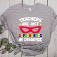 Teachers Are Just Superheroes In Disguise School Women's Heather T-Shirt Athletic Heather Teachers Are Just Superheroes In Disguise School Women's Heather T-Shirt Athletic Heather