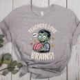 Teachers Love Brains Shirt Men Women Teacher Halloween Women's Heather T-Shirt Athletic Heather Teachers Love Brains Shirt Men Women Teacher Halloween Women's Heather T-Shirt Athletic Heather