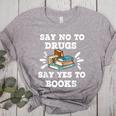 Teachers Red Ribbon Week Say No To Drugs Say Yes To Books Women's Heather T-Shirt Athletic Heather Teachers Red Ribbon Week Say No To Drugs Say Yes To Books Women's Heather T-Shirt Athletic Heather