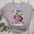 Teachers Are Superheroes Back To School Women's Heather T-Shirt Athletic Heather