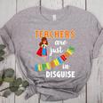 Teachers Are Superheroes Graduation School Teachers Women's Heather T-Shirt Athletic Heather