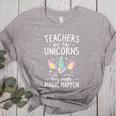 Teachers Are Like Unicorns They Make Magic Happen Women's Heather T-Shirt Athletic Heather Teachers Are Like Unicorns They Make Magic Happen Women's Heather T-Shirt Athletic Heather