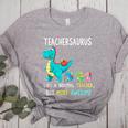 Teachersaurus Like A Normal Teacher But More Awesome Women's Heather T-Shirt Athletic Heather