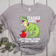 Teachersaurus Rex Dinosaur Like A Normal Teacher Saurus Women's Heather T-Shirt Athletic Heather Teachersaurus Rex Dinosaur Like A Normal Teacher Saurus Women's Heather T-Shirt Athletic Heather