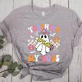 Teaching My Boos Ghost Teacher Cute Groovy Halloween Teacher Women's Heather T-Shirt Athletic Heather Teaching My Boos Ghost Teacher Cute Groovy Halloween Teacher Women's Heather T-Shirt Athletic Heather