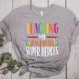 Teaching My Favorite Superheros Men Women SPED Teacher Women's Heather T-Shirt Athletic Heather Teaching My Favorite Superheros Men Women SPED Teacher Women's Heather T-Shirt Athletic Heather