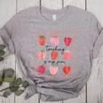 Teaching Is My Jam Teacher Team Crew Cute Strawberry Girls Women's Heather T-Shirt Athletic Heather Teaching Is My Jam Teacher Team Crew Cute Strawberry Girls Women's Heather T-Shirt Athletic Heather