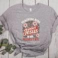 Teaching Kids About Jesus Is My Ministry Christian Teacher Women's Heather T-Shirt Athletic Heather Teaching Kids About Jesus Is My Ministry Christian Teacher Women's Heather T-Shirt Athletic Heather