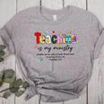 Teaching Is My Ministry God Christian Teacher Back To School Women's Heather T-Shirt Athletic Heather Teaching Is My Ministry God Christian Teacher Back To School Women's Heather T-Shirt Athletic Heather
