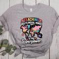 Teaching Multilingual Minds Learners English ESL Teacher Women's Heather T-Shirt Athletic Heather