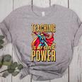 Teaching Is My Super Power Superhero Teacher Women's Heather T-Shirt Athletic Heather Teaching Is My Super Power Superhero Teacher Women's Heather T-Shirt Athletic Heather