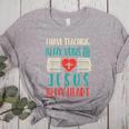 Teaching In My Veins Jesus In My Heart God Christian Teacher Women's Heather T-Shirt Athletic Heather Teaching In My Veins Jesus In My Heart God Christian Teacher Women's Heather T-Shirt Athletic Heather