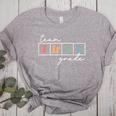 Team First Grade Back To School 1st Grade Teacher Kids Cute Women's Heather T-Shirt Athletic Heather