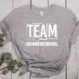 Team Homeschool Homeschooler Homeschooling Teacher Mom Kids Women's Heather T-Shirt Athletic Heather Team Homeschool Homeschooler Homeschooling Teacher Mom Kids Women's Heather T-Shirt Athletic Heather