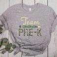 Team Pre-K Camo Pre-K Teacher Camouflage Women's Heather T-Shirt Athletic Heather Team Pre-K Camo Pre-K Teacher Camouflage Women's Heather T-Shirt Athletic Heather
