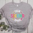 Team Second Grade Teacher Back To School 2nd Grade Squad Women's Heather T-Shirt Athletic Heather
