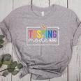 Testing Mode On Testing Day Motivational Teacher Kids Women's Heather T-Shirt Athletic Heather Testing Mode On Testing Day Motivational Teacher Kids Women's Heather T-Shirt Athletic Heather