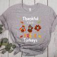 Thankful For My Prek Turkeys In Masks Thanksgiving Teacher For Men Women Women's Heather T-Shirt Athletic Heather