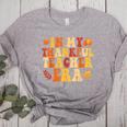 In My Thankful Teacher Era Autumn Thanksgiving Fall Season Women's Heather T-Shirt Athletic Heather In My Thankful Teacher Era Autumn Thanksgiving Fall Season Women's Heather T-Shirt Athletic Heather
