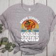 Thanksgiving Dance Teacher Gobble Squad Turkey Women's Heather T-Shirt Athletic Heather Thanksgiving Dance Teacher Gobble Squad Turkey Women's Heather T-Shirt Athletic Heather