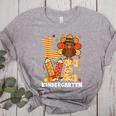 Thanksgiving Love Kindergarten Teacher Turkey Autumn Fall Women's Heather T-Shirt Athletic Heather