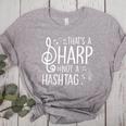 That's a Sharp Not a Hashtag Music Teacher Musicians Women's Heather T-Shirt Athletic Heather