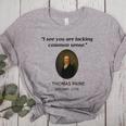 Thomas Paine Common Sense USA History Teacher Student Women's Heather T-Shirt Athletic Heather