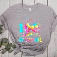 Tie Dye Happy 100th Day Of School Teacher Student 100 Days Women's Heather T-Shirt Athletic Heather Tie Dye Happy 100th Day Of School Teacher Student 100 Days Women's Heather T-Shirt Athletic Heather