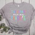Tiny Humans Are My Favorite Daycare Provider Teacher Daycare Women's Heather T-Shirt Athletic Heather