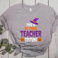 Tired Teacher Costume For Halloween Teachers Women's Heather T-Shirt Athletic Heather