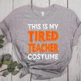 This Is My Tired Teacher Costume Quick Easy Lazy Halloween For Men Women Women's Heather T-Shirt Athletic Heather This Is My Tired Teacher Costume Quick Easy Lazy Halloween For Men Women Women's Heather T-Shirt Athletic Heather