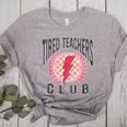 Tired Teachers Club Study Lover School Apparel Women's Heather T-Shirt Athletic Heather Tired Teachers Club Study Lover School Apparel Women's Heather T-Shirt Athletic Heather