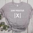 Top Math Teacher Joke Men Women Fun Stay Positive Women's Heather T-Shirt Athletic Heather Top Math Teacher Joke Men Women Fun Stay Positive Women's Heather T-Shirt Athletic Heather