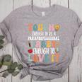 Tough Enough To Be a Paraprofessional Groovy Sped Teacher Women's Heather T-Shirt Athletic Heather Tough Enough To Be a Paraprofessional Groovy Sped Teacher Women's Heather T-Shirt Athletic Heather