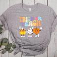 Trick Or Teach Cute Halloween Teacher Women's Heather T-Shirt Athletic Heather