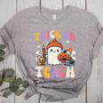 Trick Or Teach Ghost Teacher School Halloween Men Women Women's Heather T-Shirt Athletic Heather