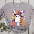 Trick Or Teach Teacher Pencil Ghost Halloween Teacher Women's Heather T-Shirt Athletic Heather Trick Or Teach Teacher Pencil Ghost Halloween Teacher Women's Heather T-Shirt Athletic Heather
