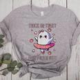Trick Or Treat Point Your Feet Halloween Ghost Dance Teacher Women's Heather T-Shirt Athletic Heather