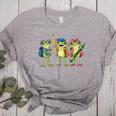 Trio Cute Frogs Welcome Back To School Teachers Girls Boys Women's Heather T-Shirt Athletic Heather Trio Cute Frogs Welcome Back To School Teachers Girls Boys Women's Heather T-Shirt Athletic Heather