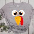Turkey Face Halloween Costume Thanksgiving Teacher Nurse Women's Heather T-Shirt Athletic Heather Turkey Face Halloween Costume Thanksgiving Teacher Nurse Women's Heather T-Shirt Athletic Heather