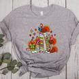 Turkey Reading Books Fall Thanksgiving Teacher Librarian Women's Heather T-Shirt Athletic Heather Turkey Reading Books Fall Thanksgiving Teacher Librarian Women's Heather T-Shirt Athletic Heather