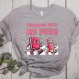 Twinning With My Para Teacher Matching Paraprofessional 70s For Men Women Women's Heather T-Shirt Athletic Heather