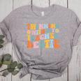 Twinning With My Teacher Bestie Twin Day Matching For Men Women Kids Women's Heather T-Shirt Athletic Heather Twinning With My Teacher Bestie Twin Day Matching For Men Women Kids Women's Heather T-Shirt Athletic Heather