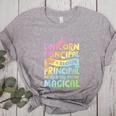 Unicorn Principal Back To School Teacher Appreciation Women's Heather T-Shirt Athletic Heather Unicorn Principal Back To School Teacher Appreciation Women's Heather T-Shirt Athletic Heather