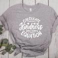 Unity Day Anti Bullying Calculate Kindness Math Teacher Kids Women's Heather T-Shirt Athletic Heather