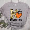Unity Day K Is For Kindness Anti Bullying Orange Teacher Men Women Kids Women's Heather T-Shirt Athletic Heather