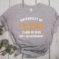 University Of I'm Done Teacher Retirement 2025 Women's Heather T-Shirt Athletic Heather